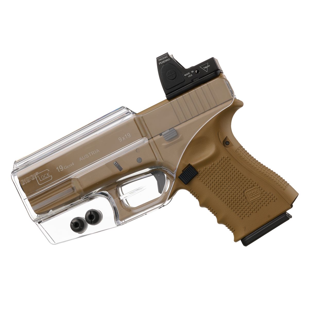Glock19 Gun Holster IWB Transparent