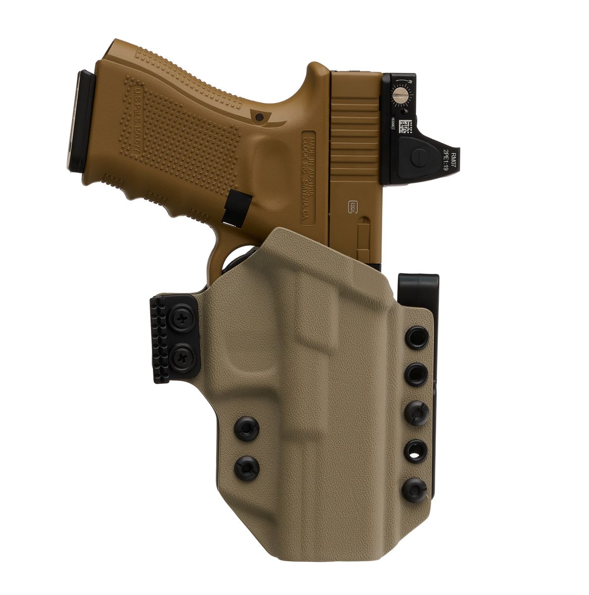 Kydex Gun Holster for Glock19/17 OWB/IWB