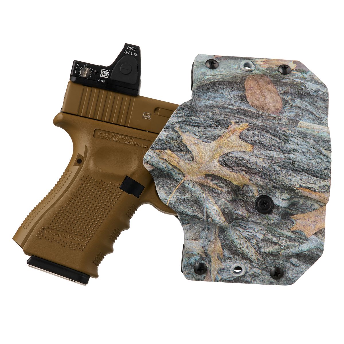 Kydex Camo Gun Holster