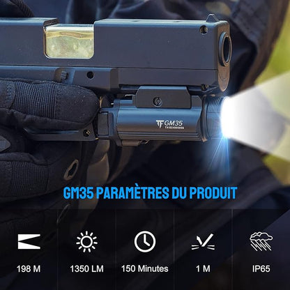 TrustFire GM35 Tactical Weapon Light – 1350 Lumen