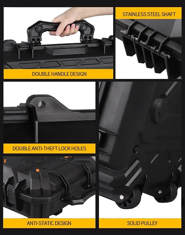 Multi-purpose Gun/Rifle Trolley Hardcase 1.02m