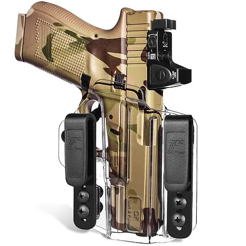 Glock19 Gun Holster OWB/IWB Transparent