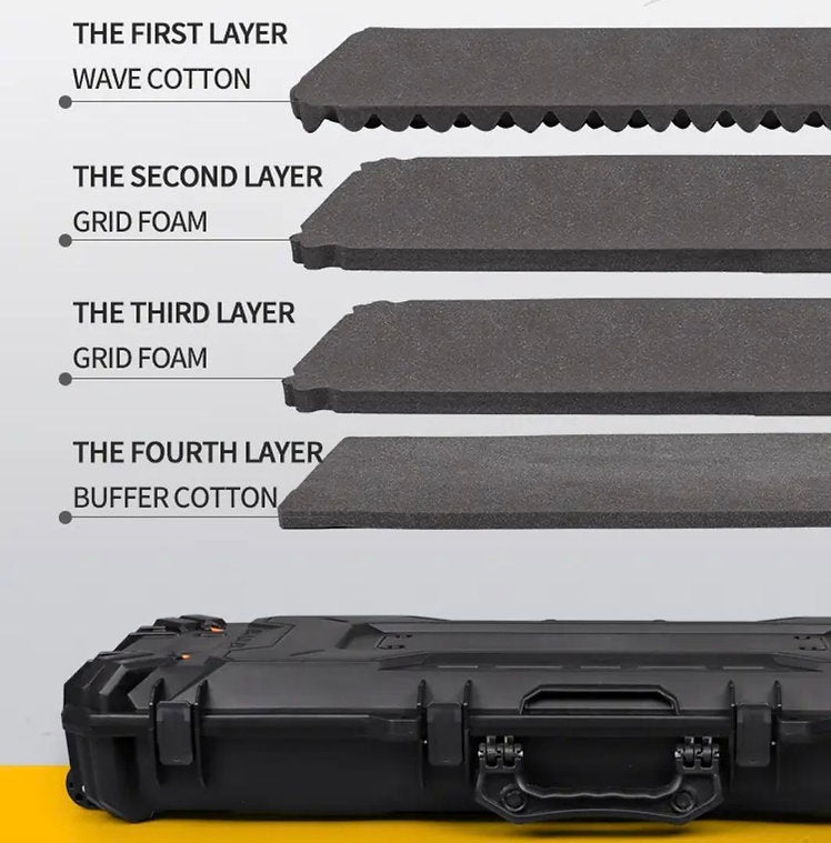 Multi-purpose Gun/Rifle Trolley Hardcase 1.02m