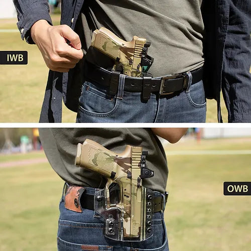Glock19 Gun Holster OWB/IWB Transparent