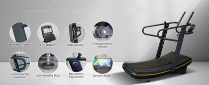Curved treadmill Air Runner