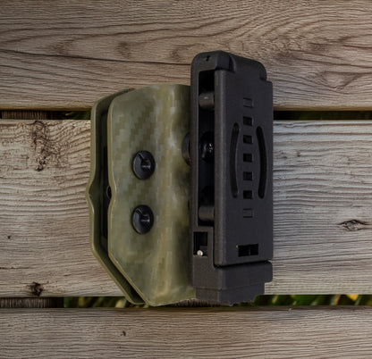 Kydex Single Magazine Pouch – Double Stack 9mm / .40 – OWB Belt Clip