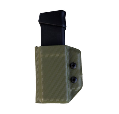Kydex Single Magazine Pouch – Double Stack 9mm / .40 – OWB Belt Clip