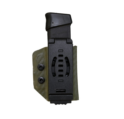 Kydex Single Magazine Pouch – Double Stack 9mm / .40 – OWB Belt Clip
