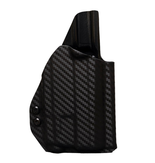 Kydex OWB Holster for CZ P-07 with Olight Baldr Mini torch