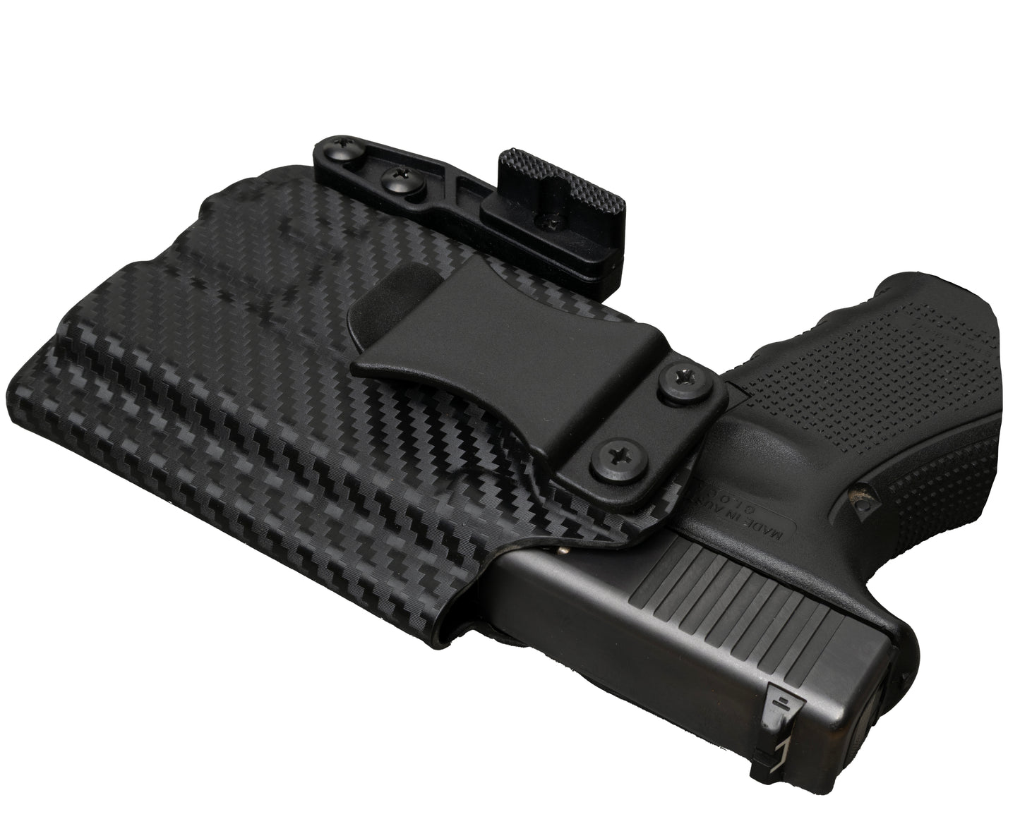 IWB Kydex Holster for Glock 19 with Trustfire GM23 Torch
