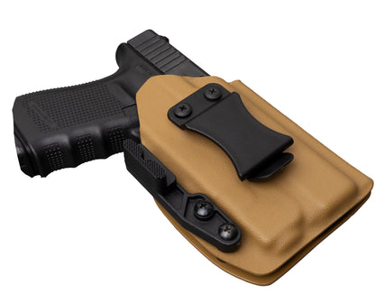 IWB Kydex Holster for Glock 19 with Trustfire GM23 Torch