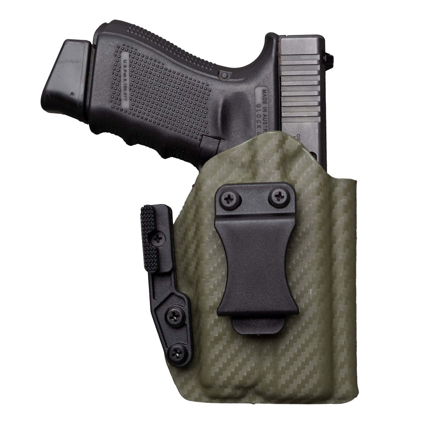 IWB Kydex Holster for Glock 19 with Trustfire GM23 Torch