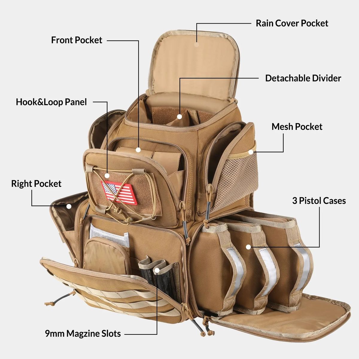 Tactical Range Bag Backpack