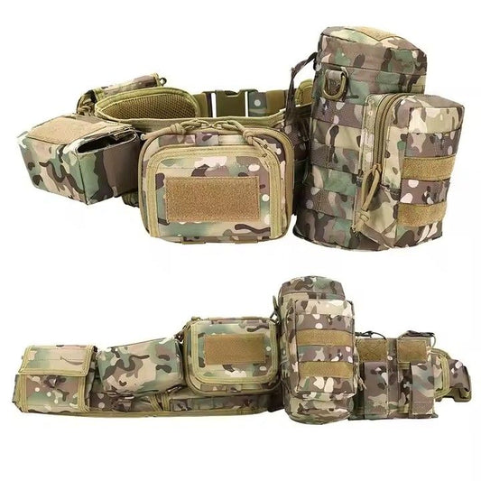 Multi-Functional 6-Piece Tactical Waist Belt