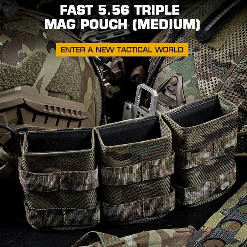 Fast Molle Tripple Mag Pouch 5.56