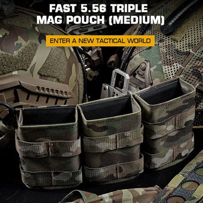Fast Molle Tripple Mag Pouch 5.56