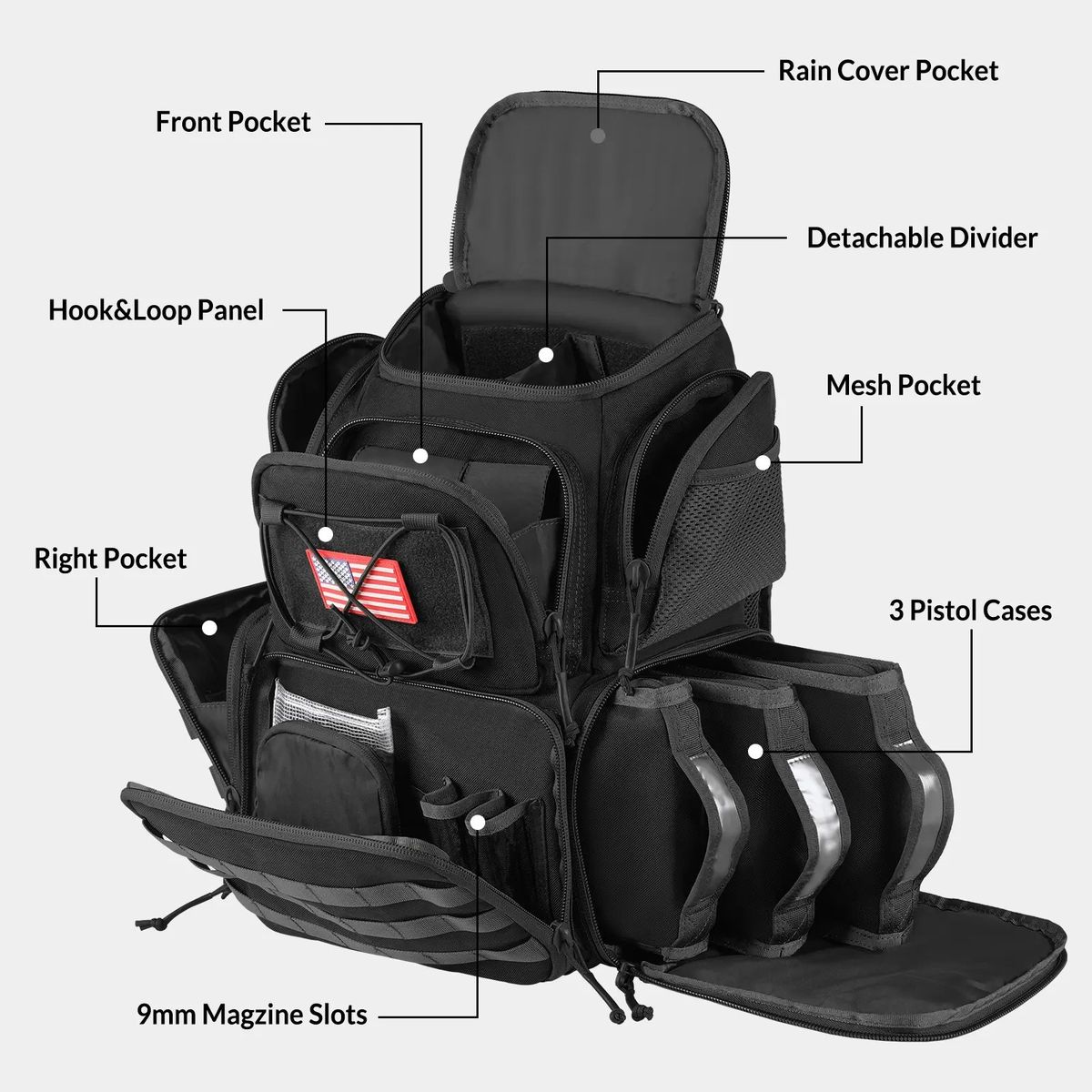 Tactical Range Bag Backpack