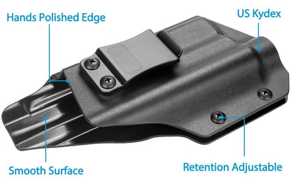 Kydex IWB Gun Holster for Glock 19 Olight